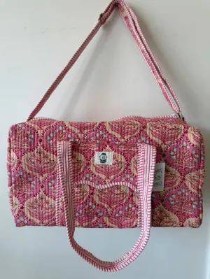 Trellis Dream Quilted Duffel Bag