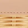 Wicker Turnlock Top-Handle Bag