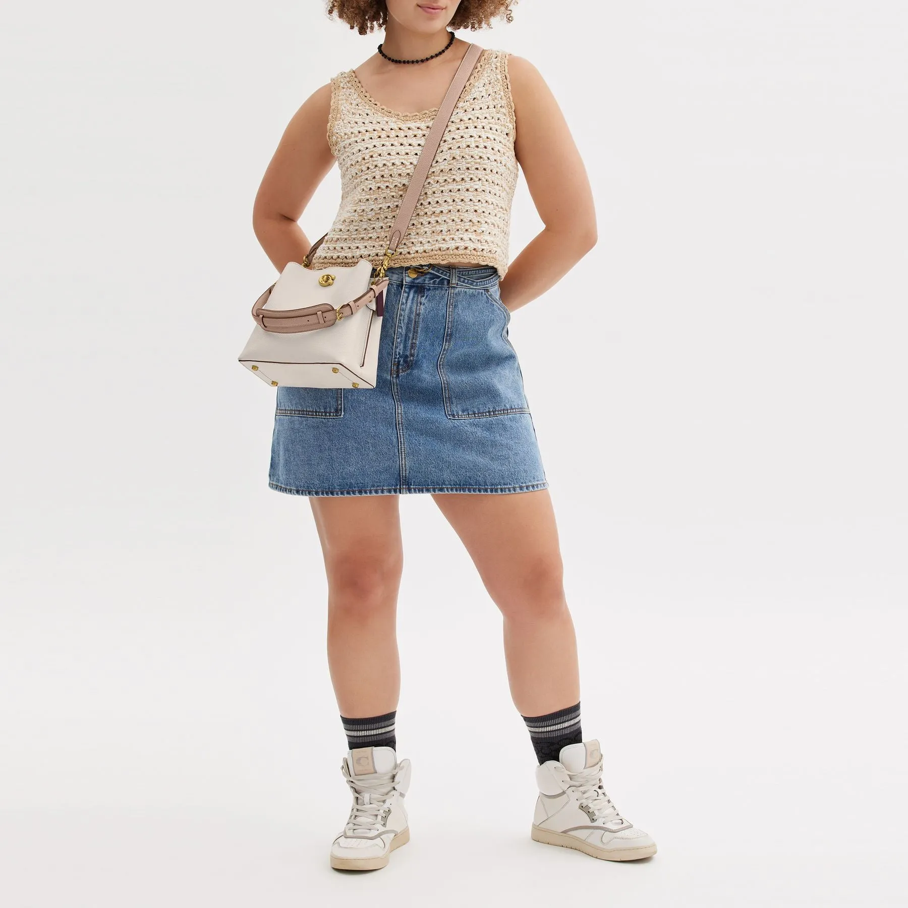Willow Bucket Bag In Colorblock