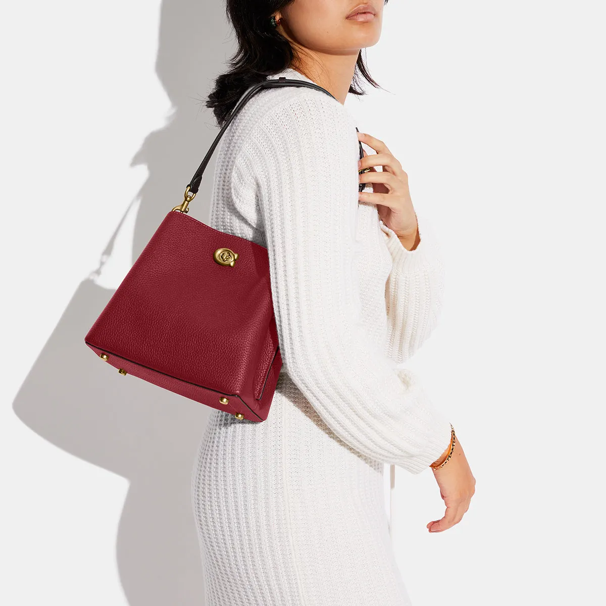 Willow Bucket Bag In Colorblock