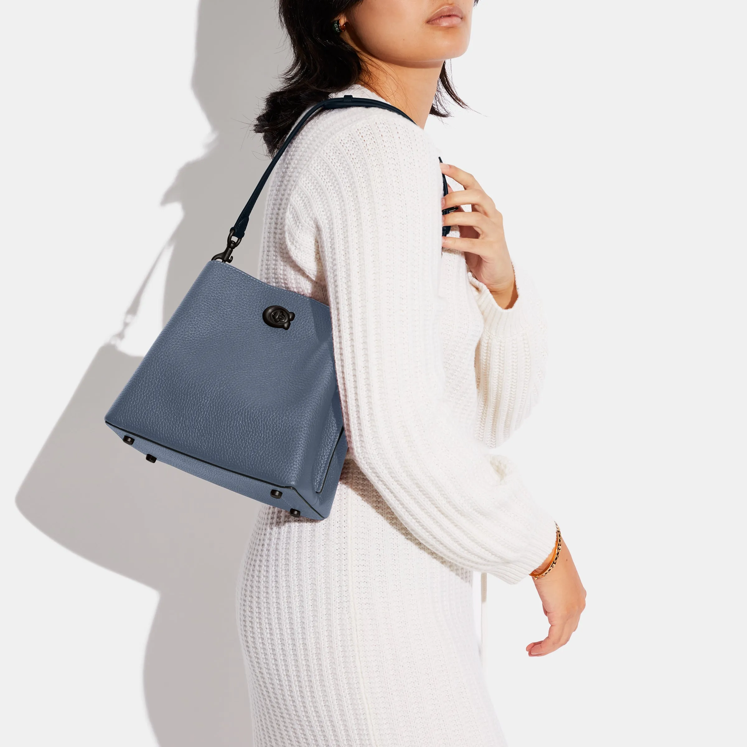 Willow Bucket Bag In Colorblock