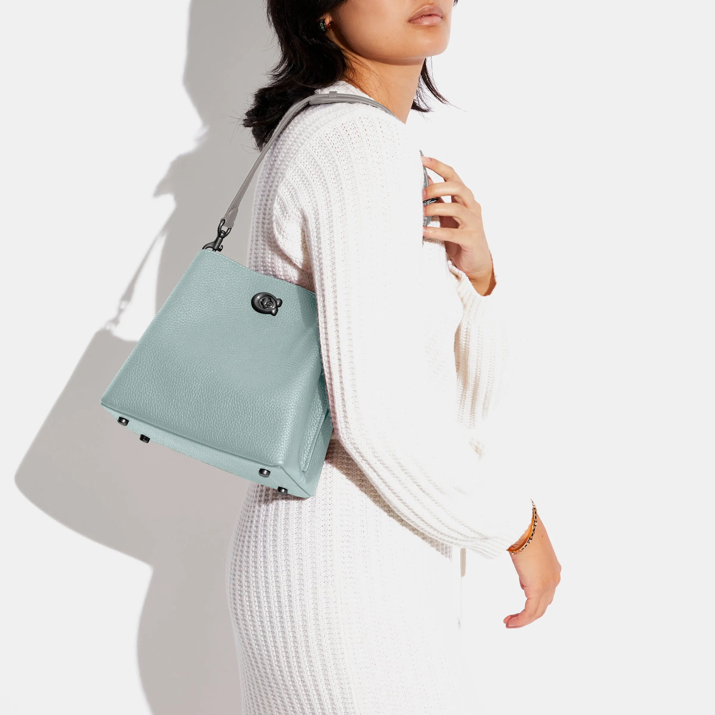 Willow Bucket Bag In Colorblock