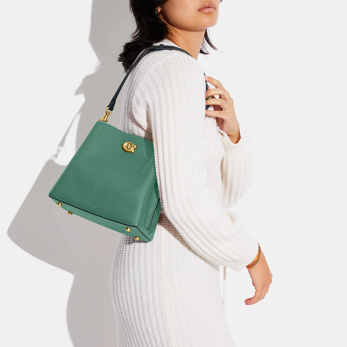 Willow Bucket Bag In Colorblock