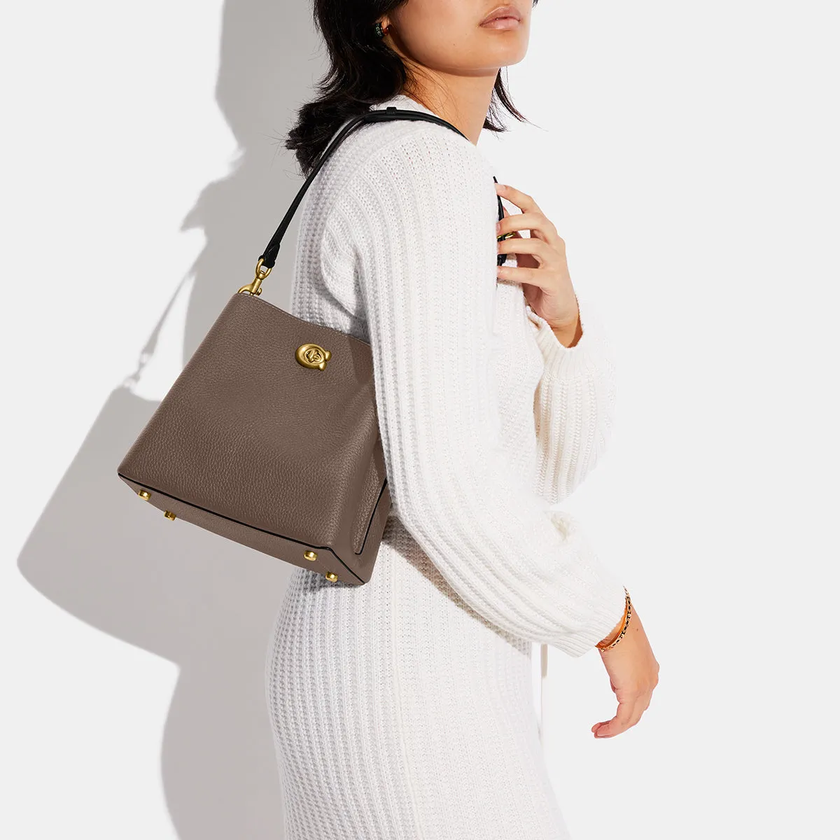 Willow Bucket Bag In Colorblock