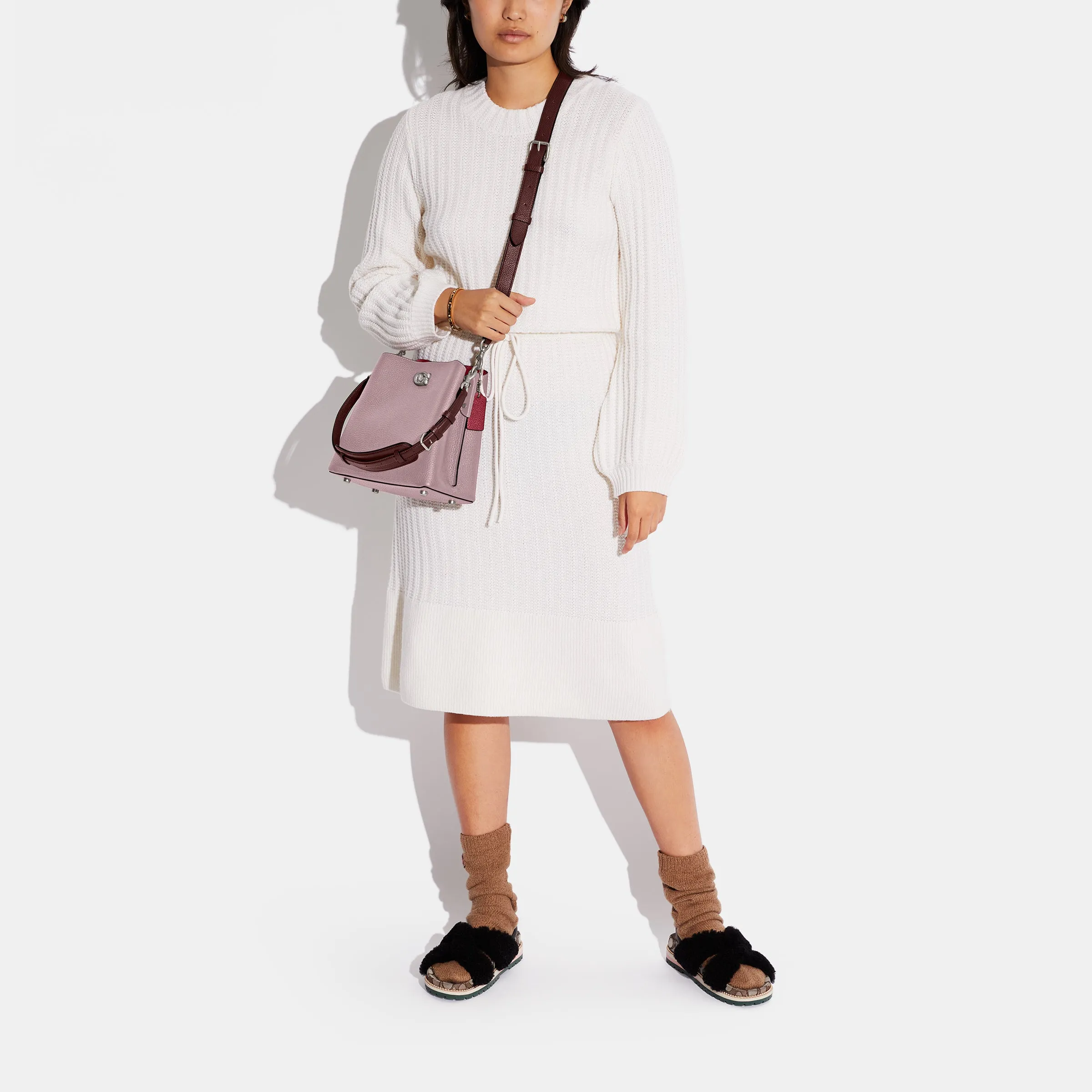 Willow Bucket Bag In Colorblock