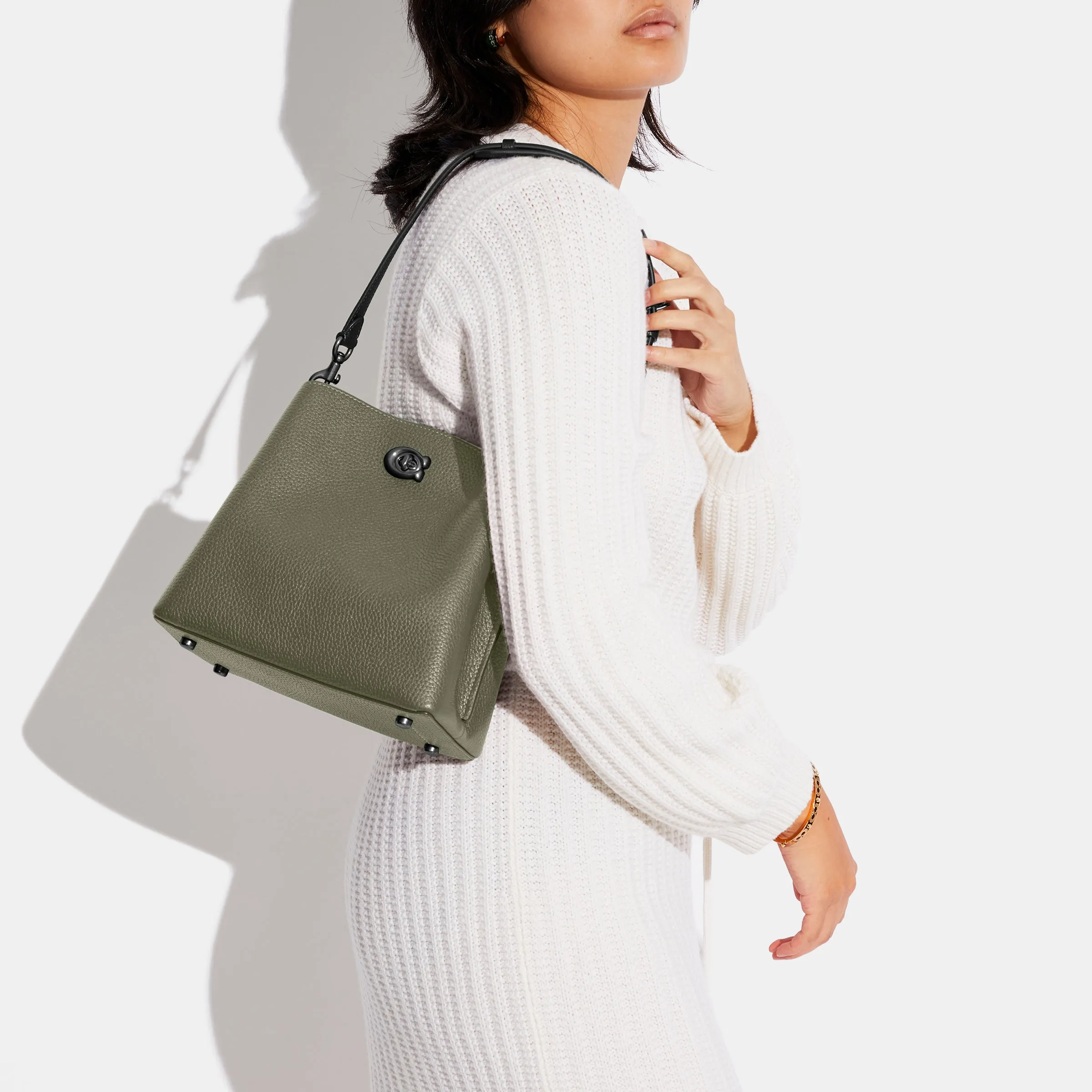 Willow Bucket Bag In Colorblock