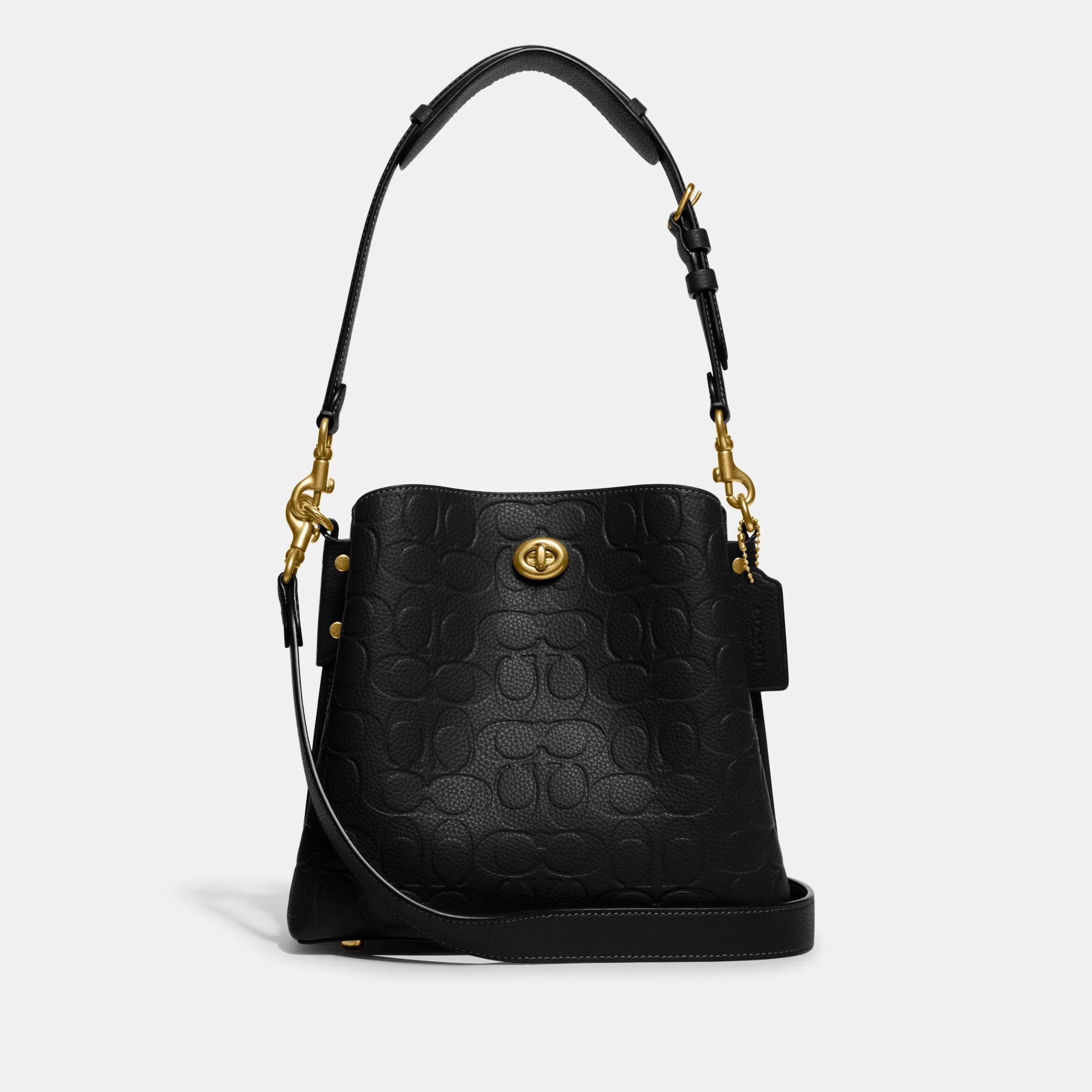 Willow Bucket Bag In Signature Leather