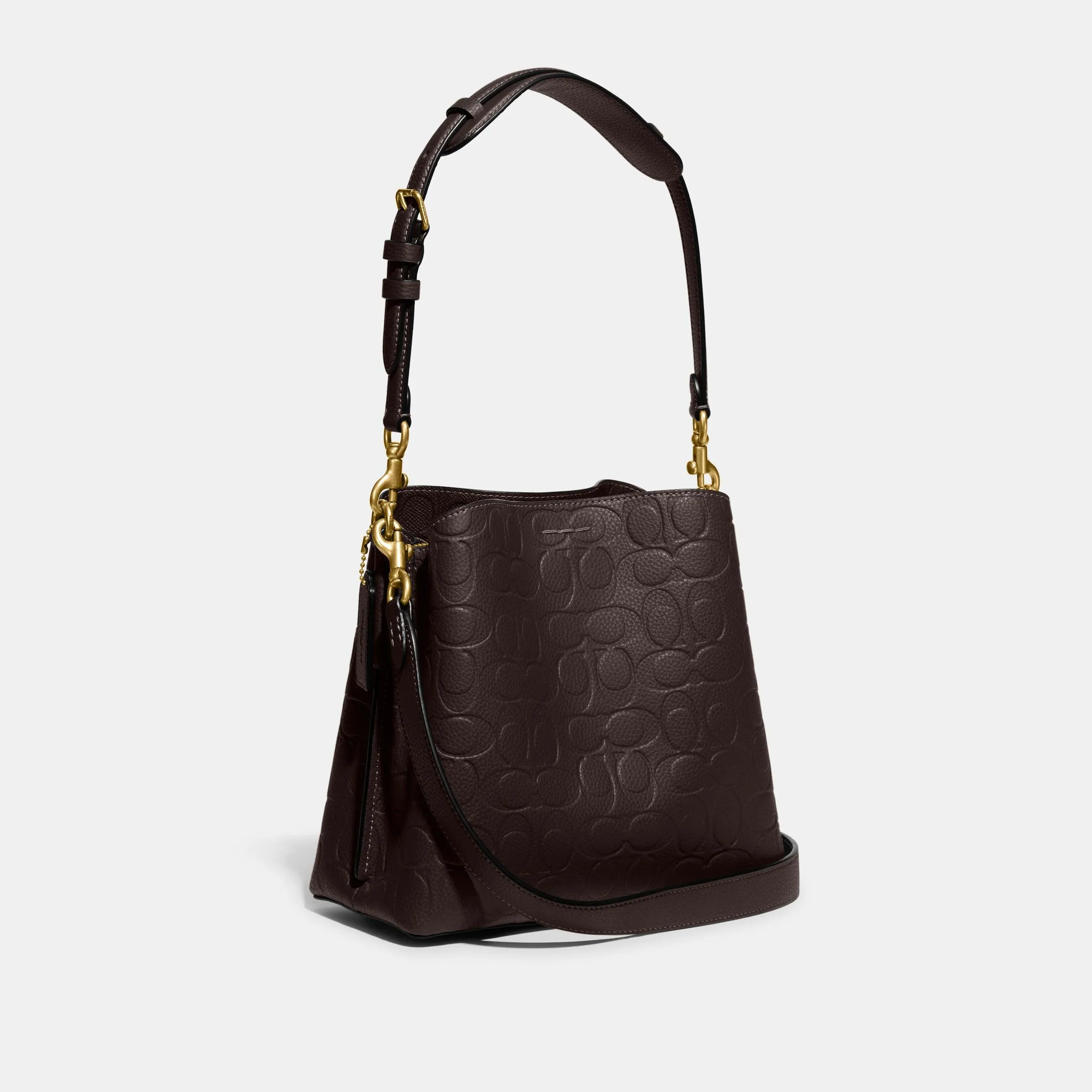 Willow Bucket Bag In Signature Leather