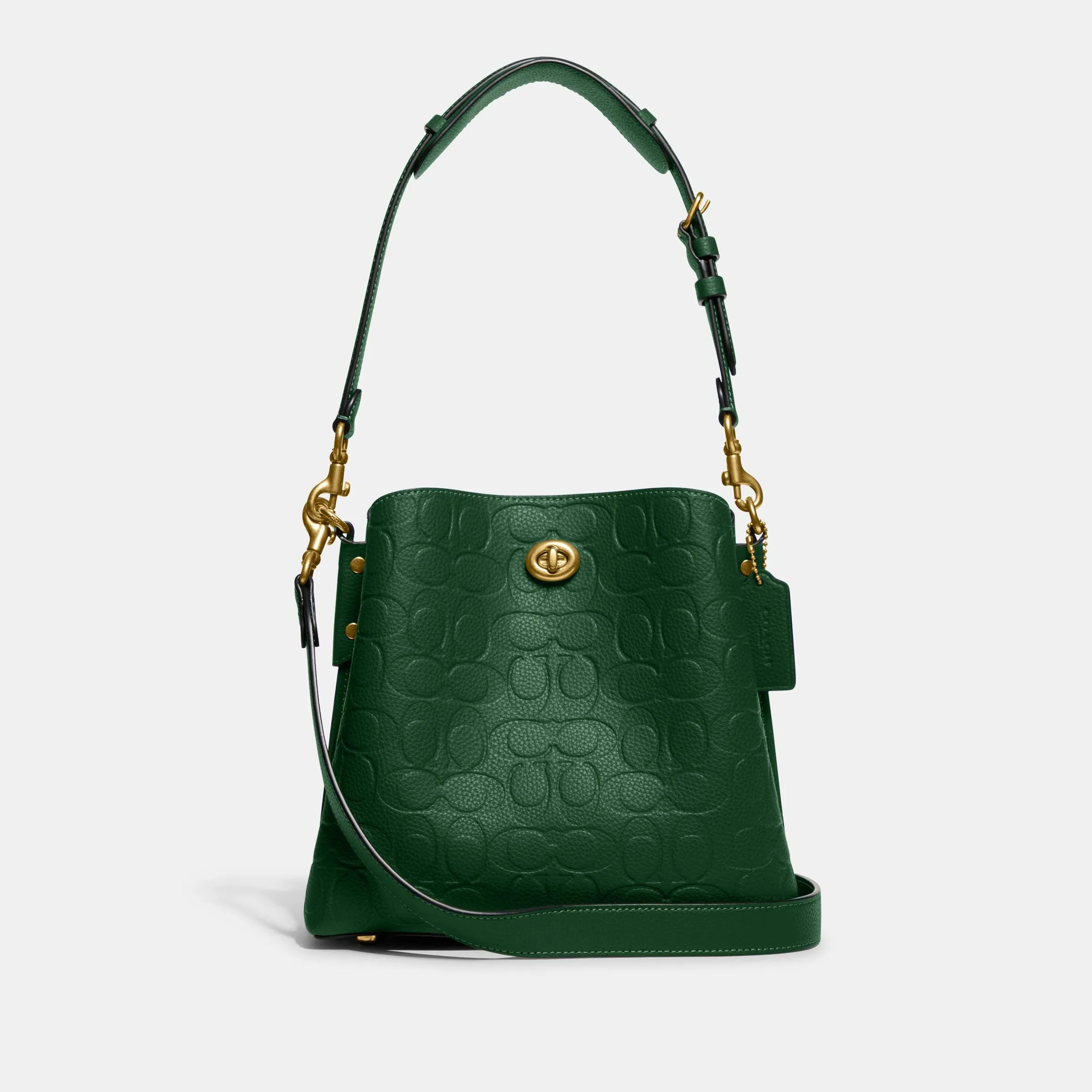 Willow Bucket Bag In Signature Leather