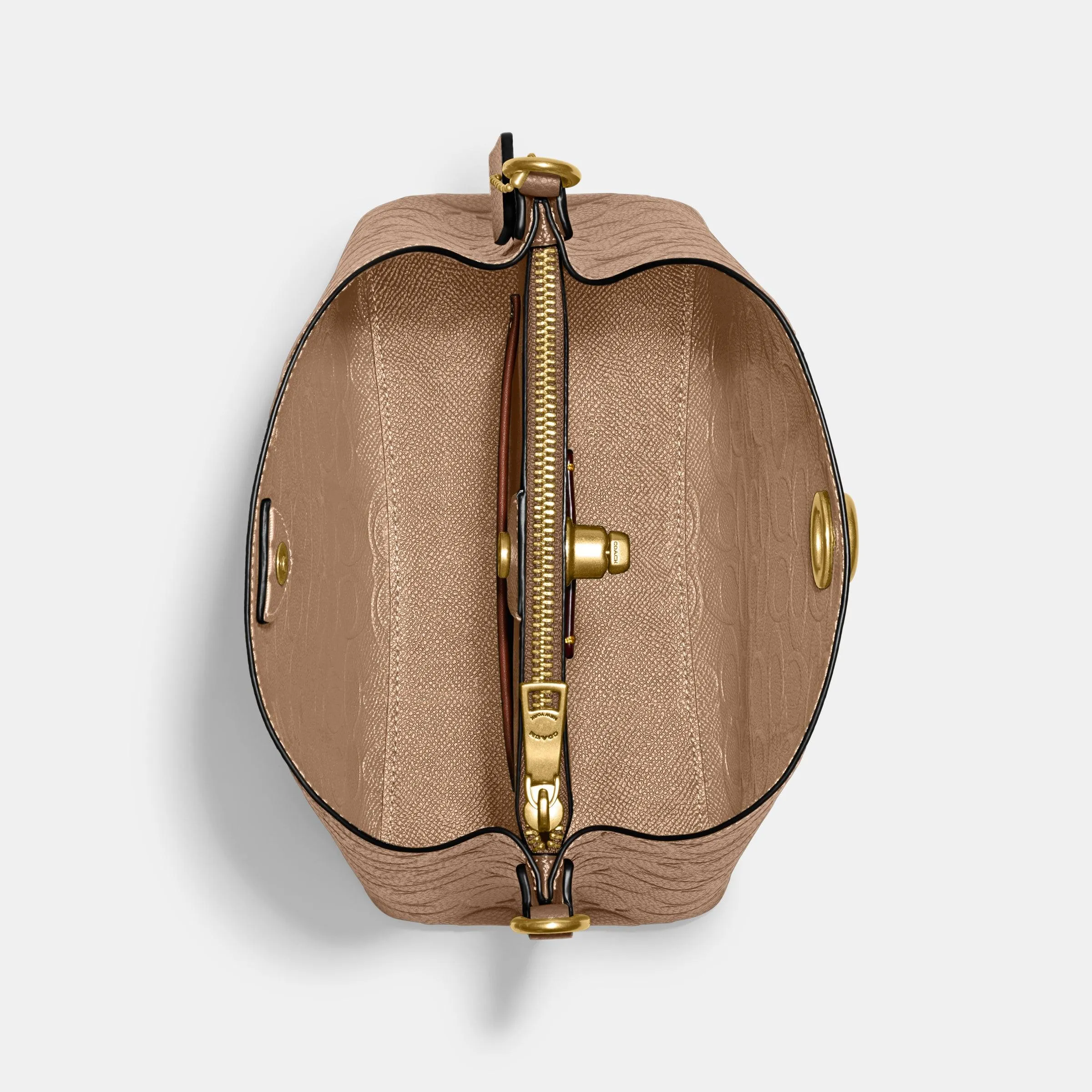 Willow Bucket Bag In Signature Leather