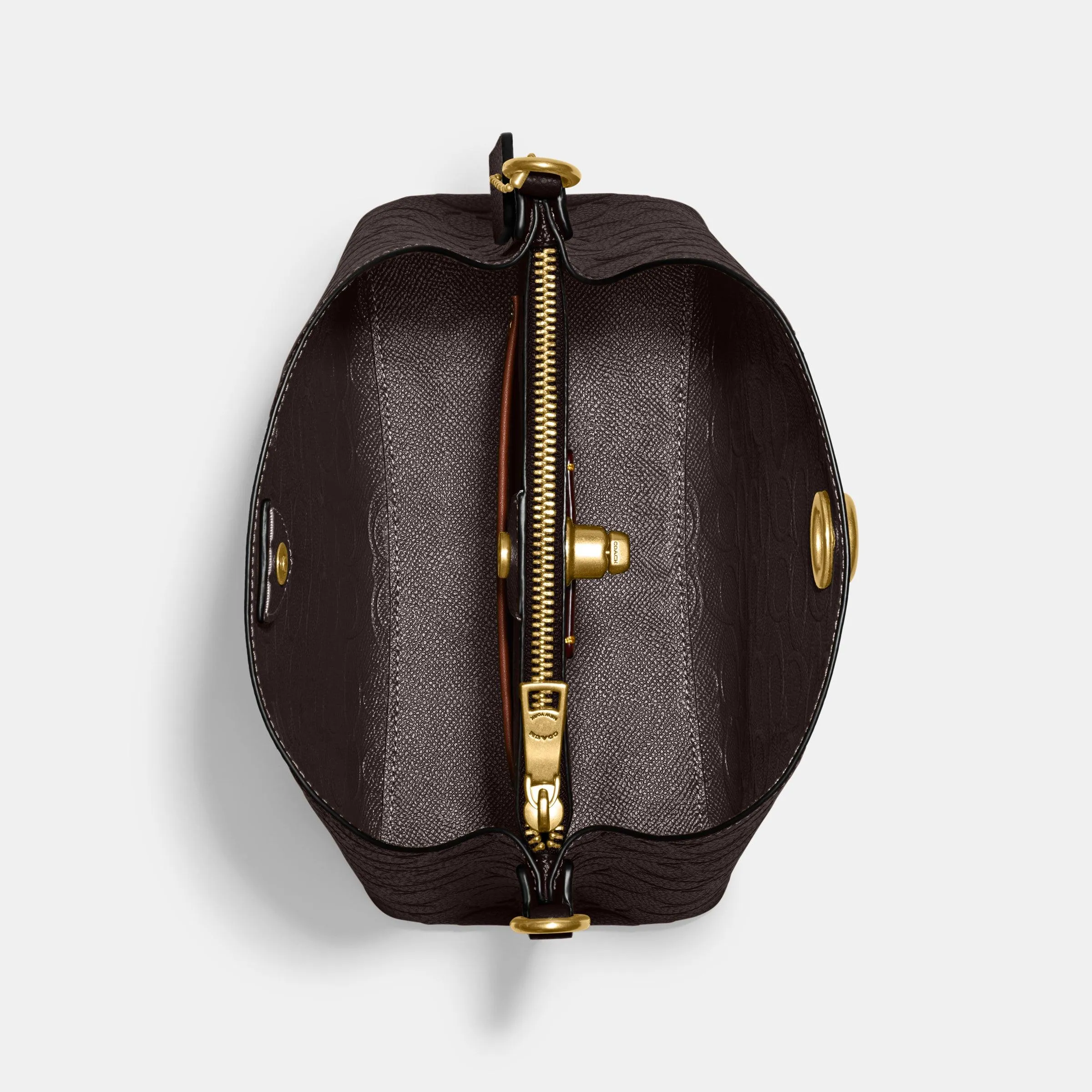 Willow Bucket Bag In Signature Leather