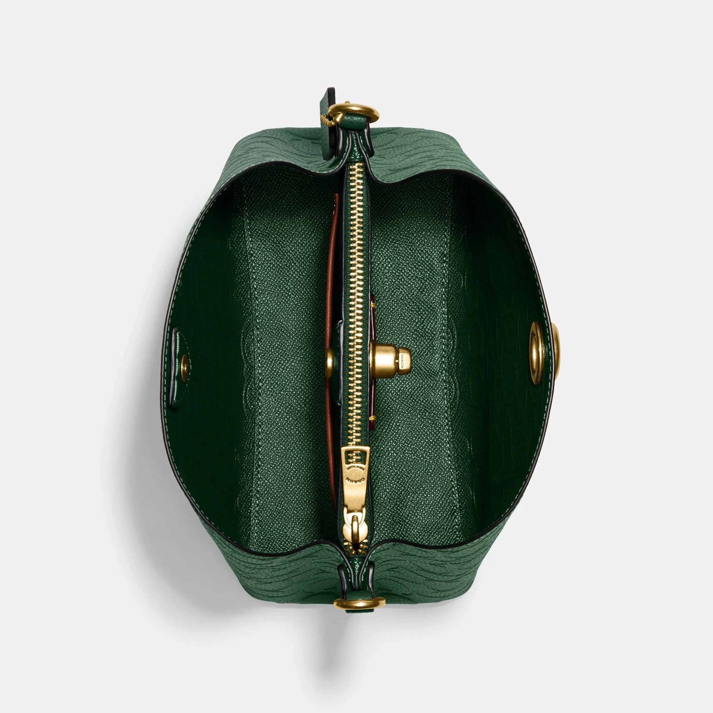 Willow Bucket Bag In Signature Leather