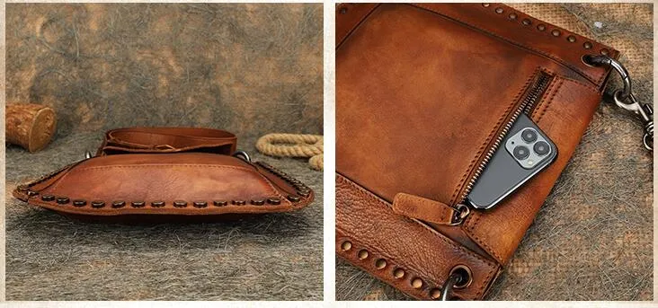 Womens Cowhide Leather Crossbody Purse Side Bags For Women
