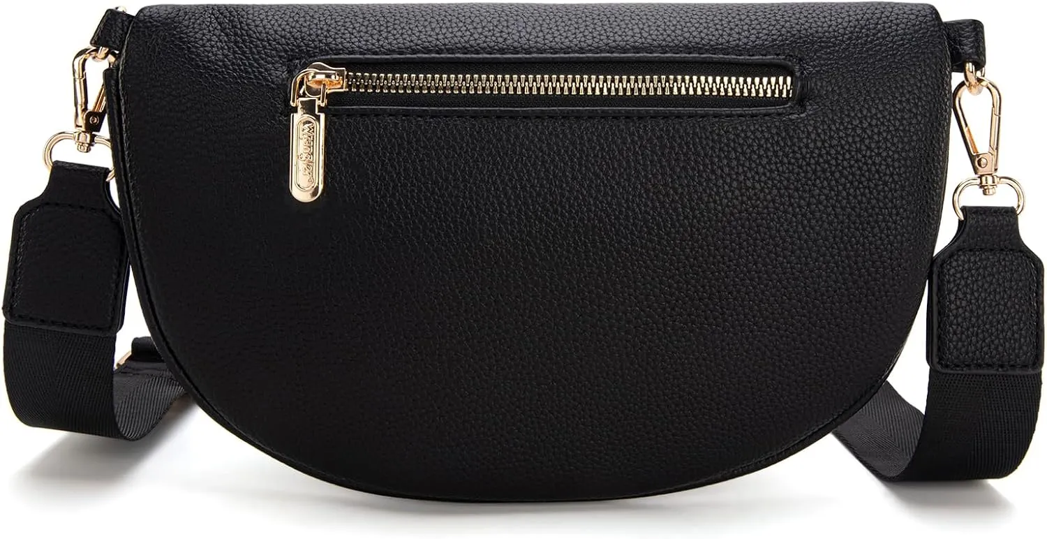 Wrangler Crossbody Bag for Women Cute Fanny Pack Small Belt Chest Waist Bags