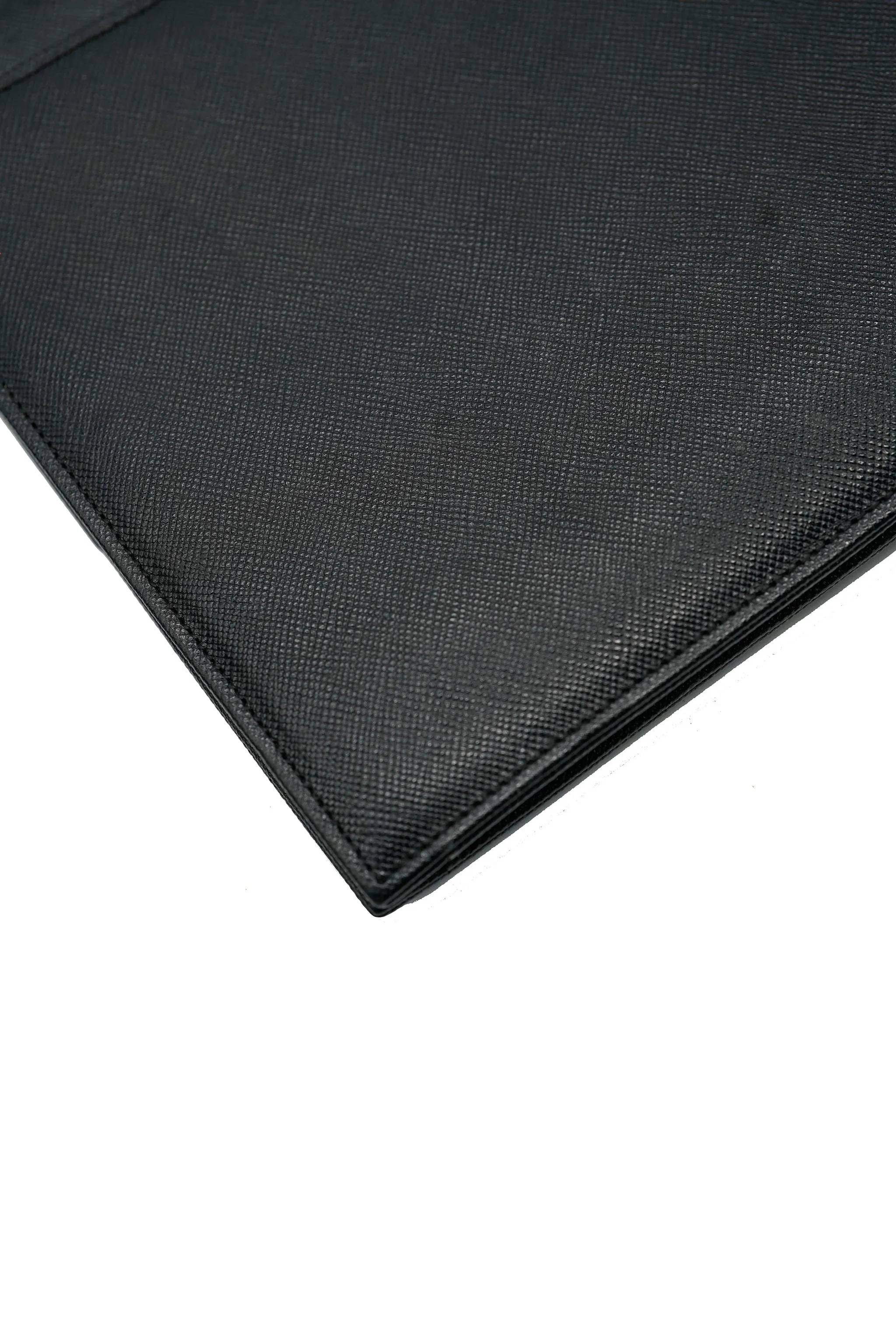YSL black leather clutch bag AWL4258