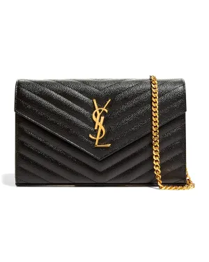 YSL CASSANDRE MATELASSE GRAIN DE POUDRE LEATHER CHAIN BAG
