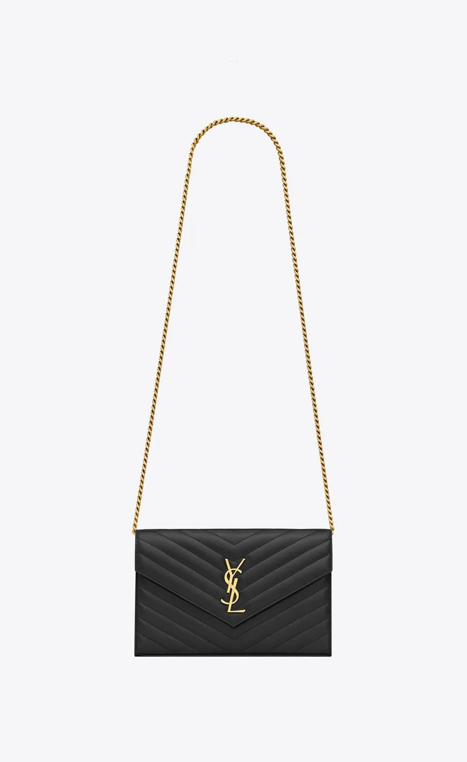 YSL CASSANDRE MATELASSE GRAIN DE POUDRE LEATHER CHAIN BAG